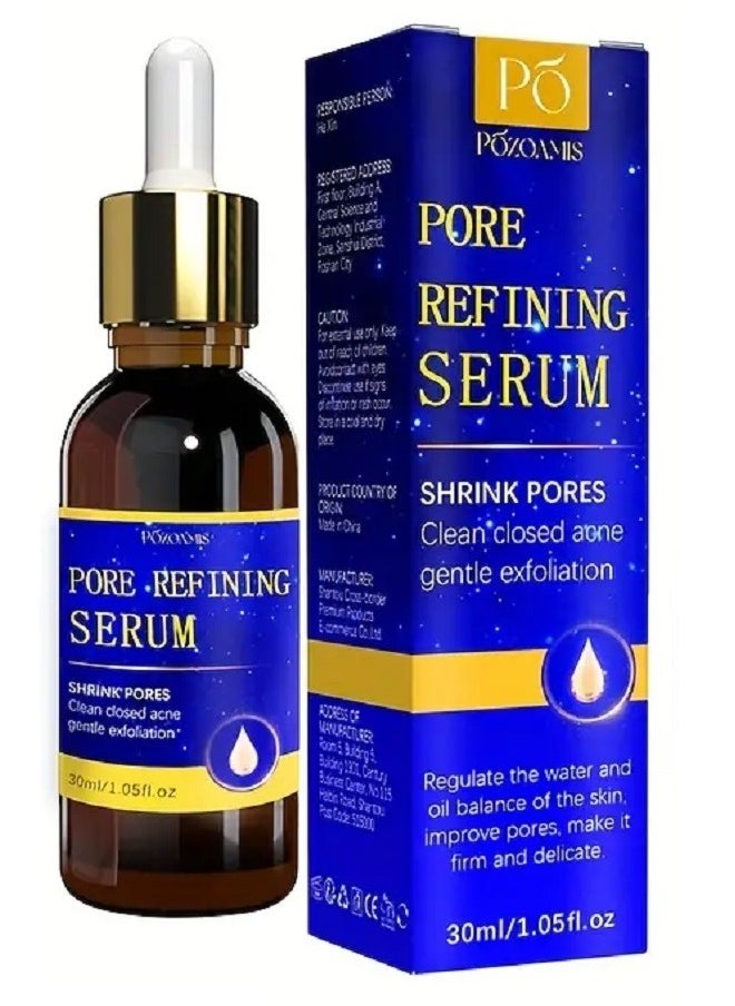 Pore - Pozoamis Refining Serum Shrink Pores, Repair  and Moisturizing and Smoothing Beautiful Skin 30ml - Image 1