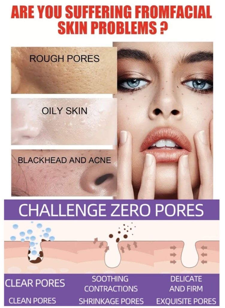 Pore - Pozoamis Refining Serum Shrink Pores, Repair  and Moisturizing and Smoothing Beautiful Skin 30ml - Image 1