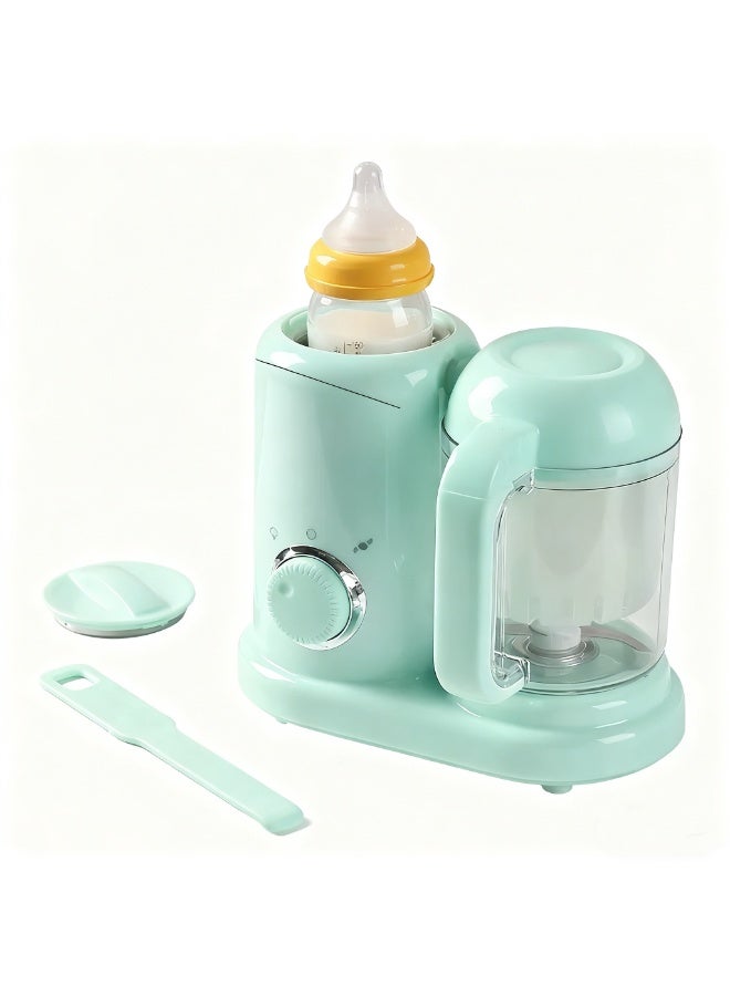 بواو BOAO 4 في 1 معالج طعام أطفال كهربائي لصانع طعام الأطفال مع قدر بخاري ومفرمة ومطحنة | خلاط طعام أطفال محمول مع تنظيف ذاتي للأطفال - Image 1