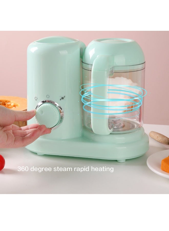 بواو BOAO 4 في 1 معالج طعام أطفال كهربائي لصانع طعام الأطفال مع قدر بخاري ومفرمة ومطحنة | خلاط طعام أطفال محمول مع تنظيف ذاتي للأطفال - Image 4