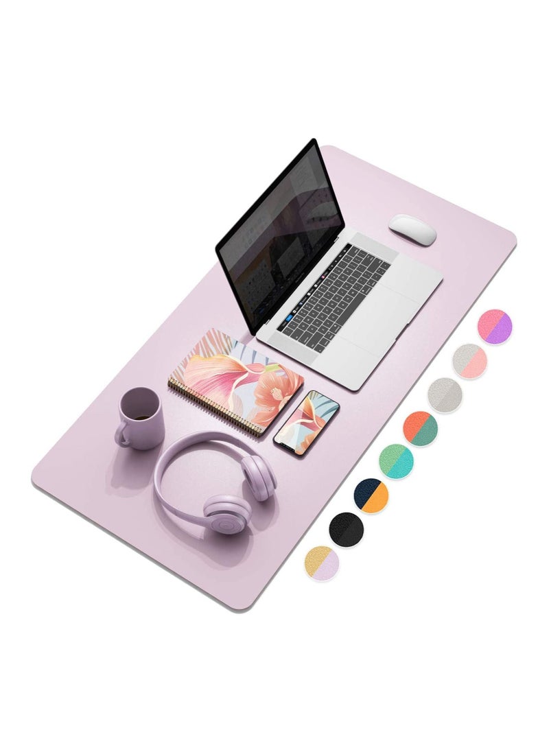 Cool Baby COOLBABY Office Desk Pad, Ultra Thin Waterproof Gaming Mouse Pad, Dual Use Desk Writing Mat Extended Keyboard Pad(90*45 CM，Gold + Pink)  - Image 1
