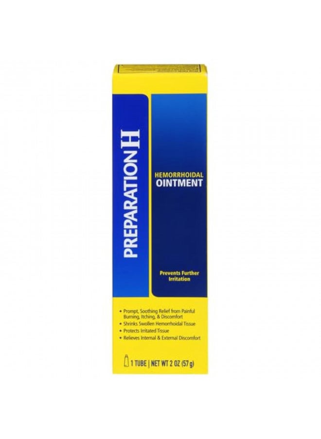 Preparation H PREPARATION H Hemorrhoid Symptom Treatment Ointment, Itching, Burning & Discomfort Relief, Tube (2.0 Ounce)  - Image 2