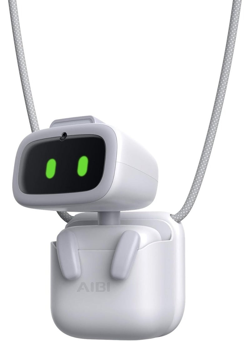 Aibi Pocket Pet - Wearable Robot | ChatGPT Powered AI Companion with Voice Commands, Emotional Interaction, Singing & Dancing | Magnetically Attaches to Anywhere | Ultra Portable - Image 1