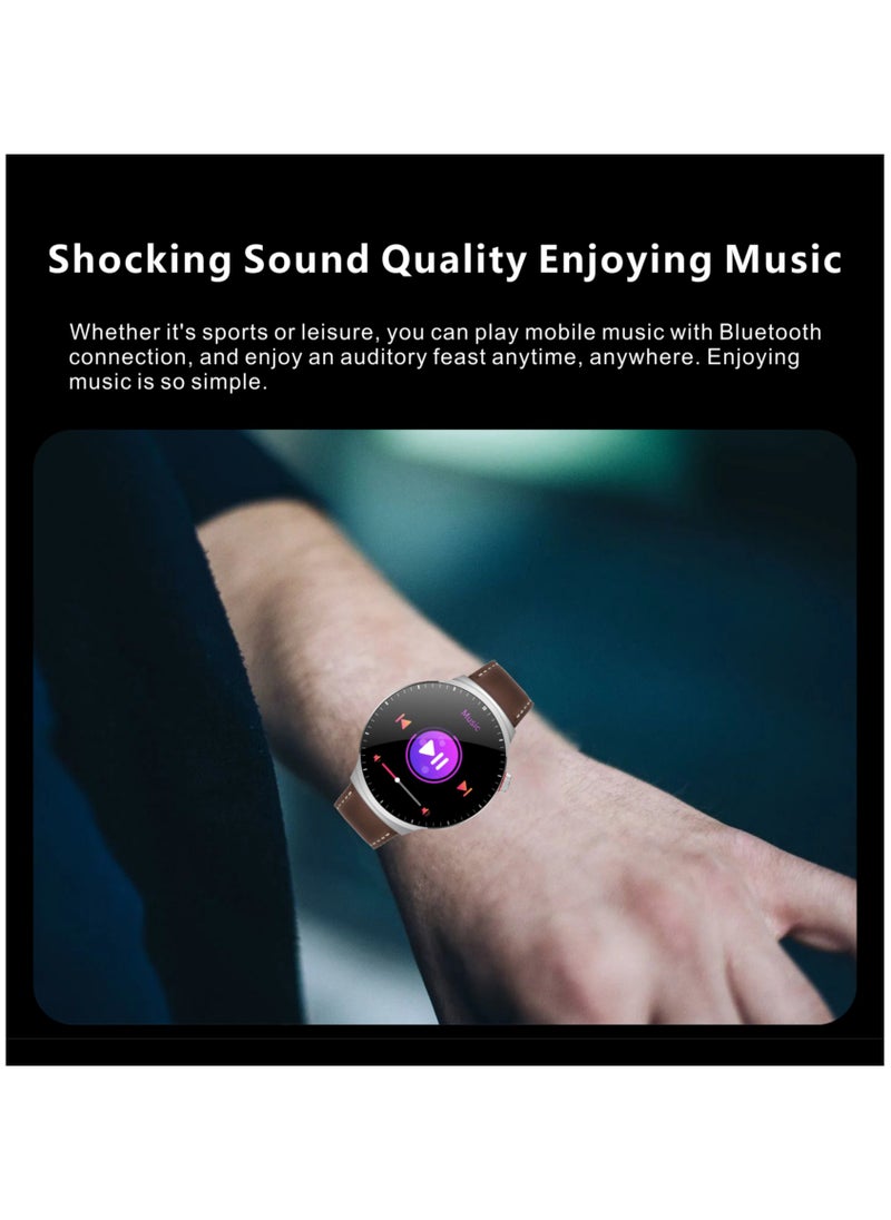 Hommtel - Watch 4 Max Smartwatch - AMOLED 1.9'' Full Curved HD Screen, 500mAh Battery, Black Edition & Formal Edition, 3 Straps, Voice Assistant, NFC, Bluetooth Calling, Health Monitoring, Sleep Tracking, Waterproof, GPS Navigation, Wireless Charging - Image 1