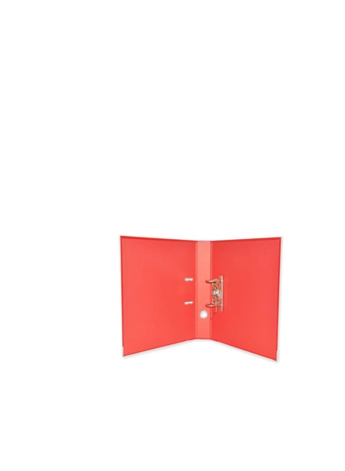 5-Piece Fixed Broad Box File WIDTH 3 (8CM )Inch Width RED COLOR - Image 2