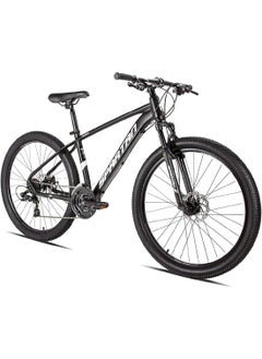 Spartan Calibre Hardtail Mountain Bicycle| 27 inch wheel size| 21 speed Shimano gear | For adults| Charcoal black  - Image 2