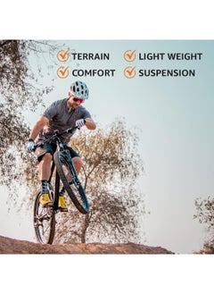 Spartan Calibre Hardtail Mountain Bicycle| 27 inch wheel size| 21 speed Shimano gear | For adults| Charcoal black  - Image 5