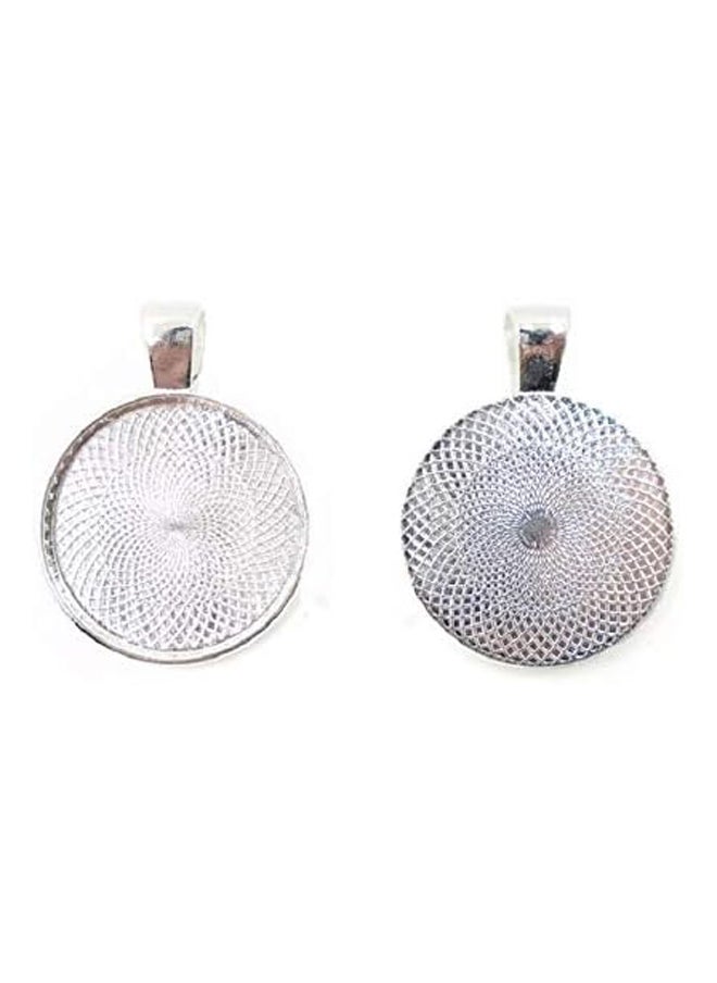 Generic Silver Dangle Metal Earrings  - Image 1