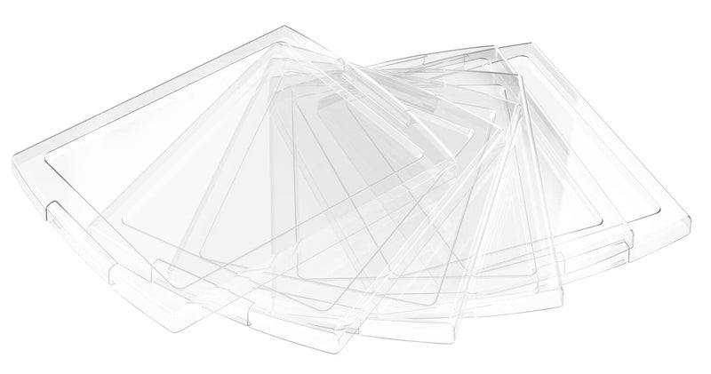 Storex أغطية ستوركس لصناديق التخزين الصغيرة سعة 4 جالون، شفاف، عبوة 6 (61405U06C) - Image 1