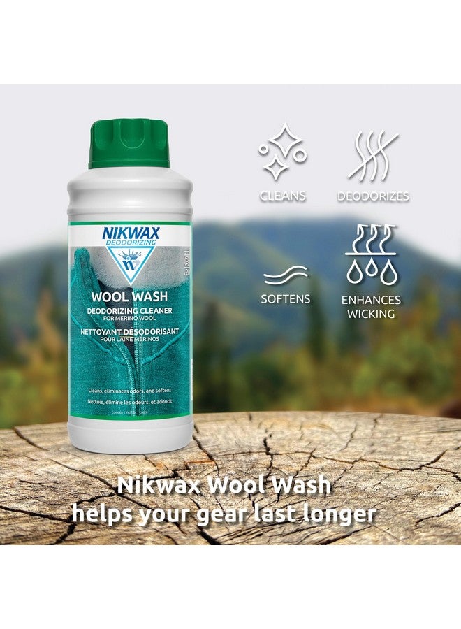 نيك واكس منظف Nikwax Wool Wash، سعة 1000 مل، منظف خاص لجوارب صوف الميرينو، والطبقات الأساسية، والقبعات، والقفازات، والقمصان، والملابس، والبطانيات  - Image 4