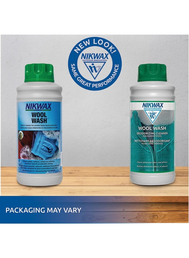 نيك واكس منظف Nikwax Wool Wash، سعة 1000 مل، منظف خاص لجوارب صوف الميرينو، والطبقات الأساسية، والقبعات، والقفازات، والقمصان، والملابس، والبطانيات  - Image 2