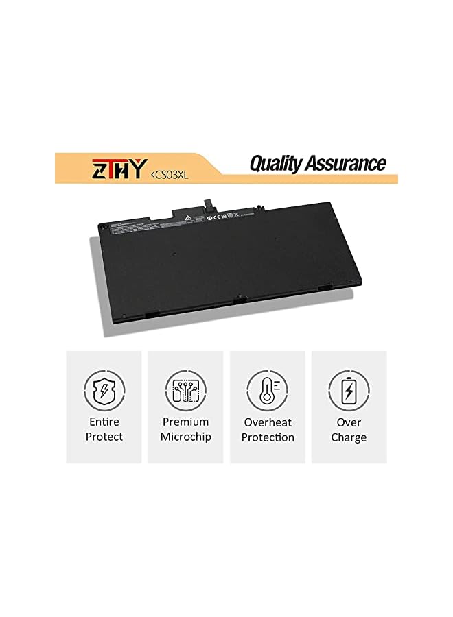 ZTHY Cs03Xl Laptop Battery For Hp Elitebook 745 755 840 848 850 G3 G4 Zbook 15U G3 G4 Series Hstnn-Ub6S Hstnn-Ib6Y 800231-141 800513-001 800231-1C1 Cs03046Xl - Image 4