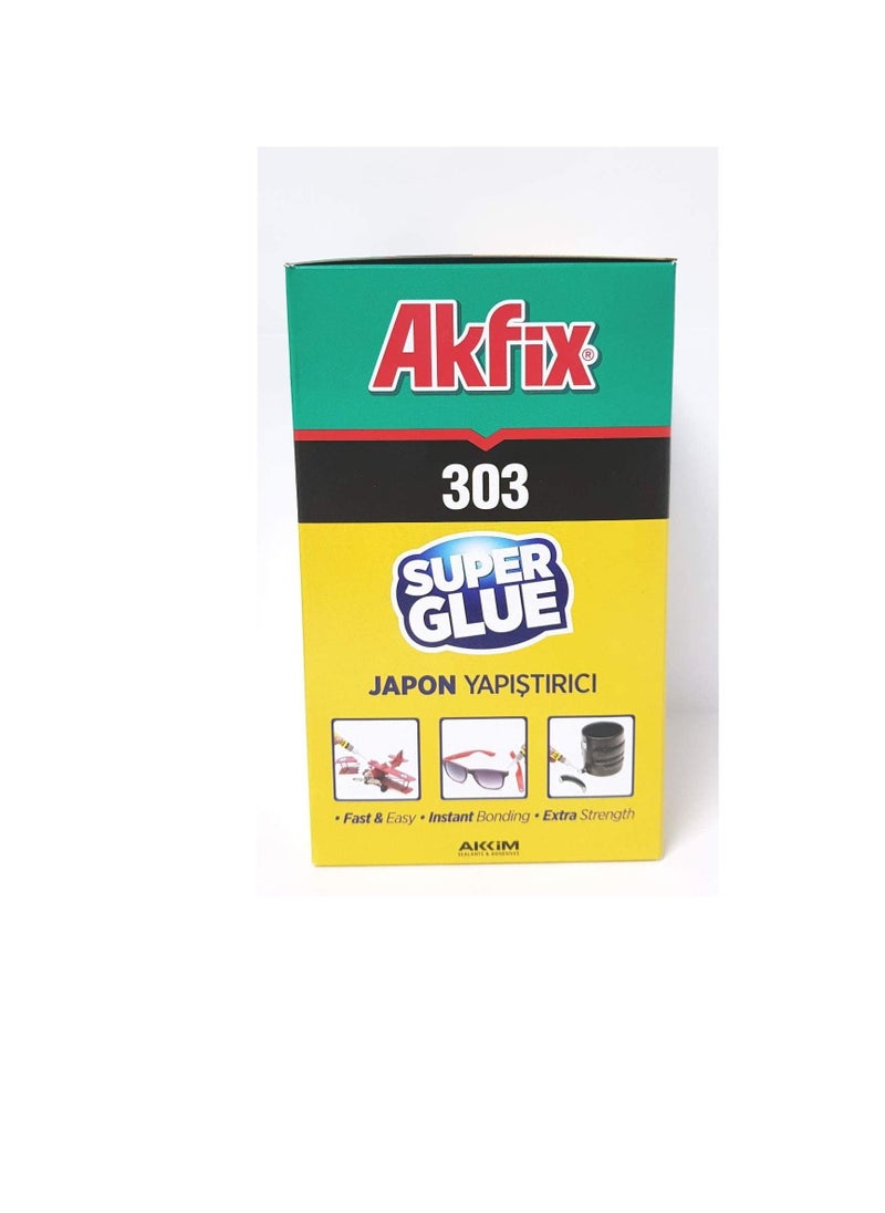 AKFIX Akfix Multi Purpose Fast & Instant Bonding Super Glue Extra Strength Adhesive Pack Of 12 Pcs 3g  - Image 3