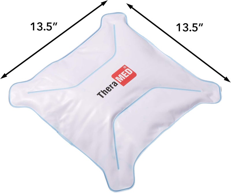 careX TheraMed Therapeutic Icycold Back Pad Portable Ice Packs for Back Pain and Body Inflammation Reusable Soothing Cooling Gel Wraps Adjustable  Flexible for Neck Joint Pain or Muscle Soreness - Image 2