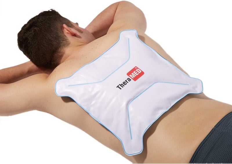 careX TheraMed Therapeutic Icycold Back Pad Portable Ice Packs for Back Pain and Body Inflammation Reusable Soothing Cooling Gel Wraps Adjustable  Flexible for Neck Joint Pain or Muscle Soreness - Image 4