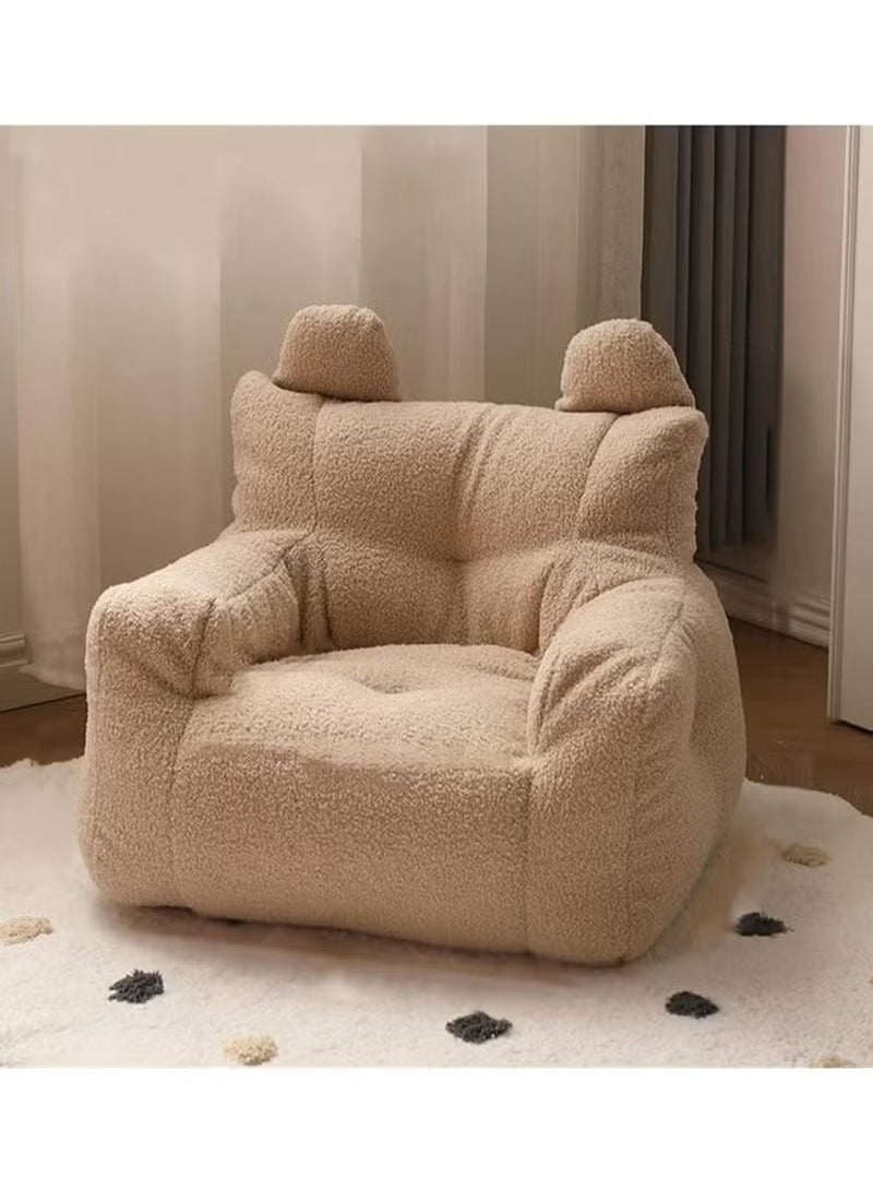 Zeno Bean Bag Chair for Kids - Stuffed Animal Storage Bean Bag - Children Sofa Cute Small Bean Bag Chair with Filling Fleece Floor Seat Armchair Boy Girl Bedroom Couch Kids Furniture  - Image 3