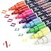 IJIANG Liquid Chalk Markers for Blackboards Dust Free WetDry Erasable Chalk Markers with 6mm Reversible BulletChisel Tip Neon Colors for Chalkboard Signs Whiteboard Calendar Window Glass - Image 2