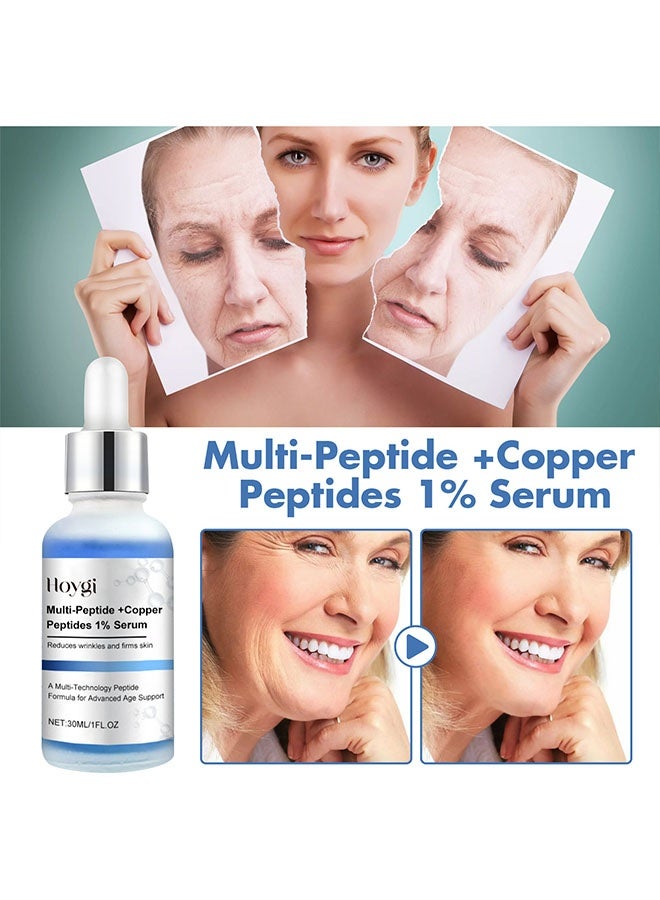 Hoygi Peptide Serum 30ml, Reduces Wrinkles, Smooth Fine Line, Enhances Skin Elasticity and Anti Aging Treatment for All Skin Types  - Image 4