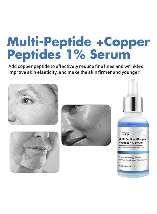 Hoygi Peptide Serum 30ml, Reduces Wrinkles, Smooth Fine Line, Enhances Skin Elasticity and Anti Aging Treatment for All Skin Types  - Image 2