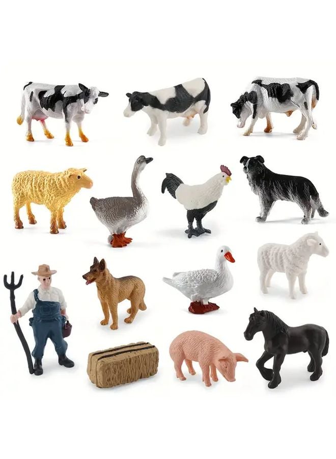 Realistic Miniature Farm Animals Set 12 Pcs Poultry Model 10101 For Kids Ages 3 8 - Image 5