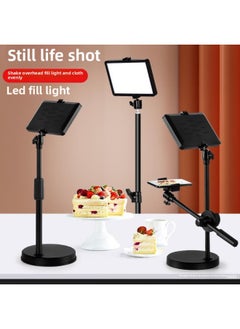 General Lighting Arrangement Desktop Soft Light Led Live Photograph Room Special Live Light Lamp Professional Photography Supplement Small Table Straight-Light Source Color:【three-color Adjustable Soft Ligh  - Image 2
