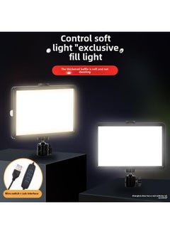General Lighting Arrangement Desktop Soft Light Led Live Photograph Room Special Live Light Lamp Professional Photography Supplement Small Table Straight-Light Source Color:【three-color Adjustable Soft Ligh  - Image 3