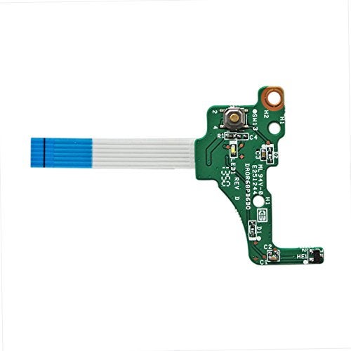 GinTai Power Button Board Replacement for HP Pavilion 17.3" 17-e Series DA0R68PB6D0 720673-001/17-E 15-E 15-E000 TPN-Q118 Q117 15-e064TX 14-E(G) - Image 2