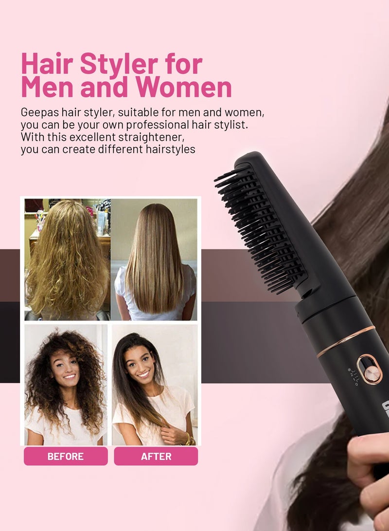 Hair Styler for Men and Women With Cool Shot Function| Two Heat Settings Built In Comb| Perfect for Professional Salon and At Home Styling