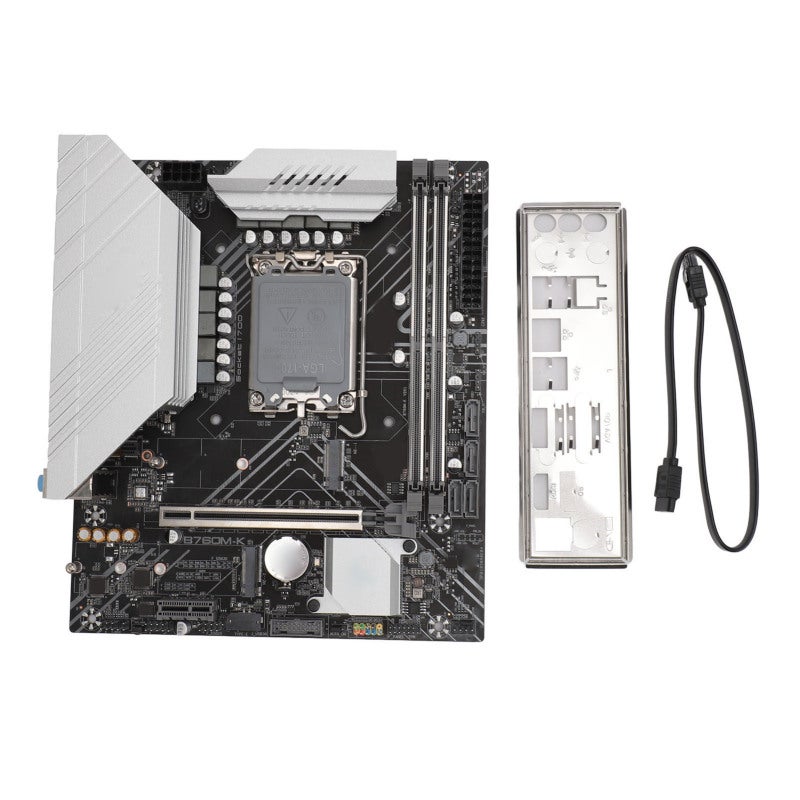 اللوحة الأم B760M K MATX LGA 1700 DDR4 - PCIe 4.0 إيثرنت 2.5 جيجابت لمعالجات إنتل من الجيل الثاني عشر والثالث عشر - Image 1