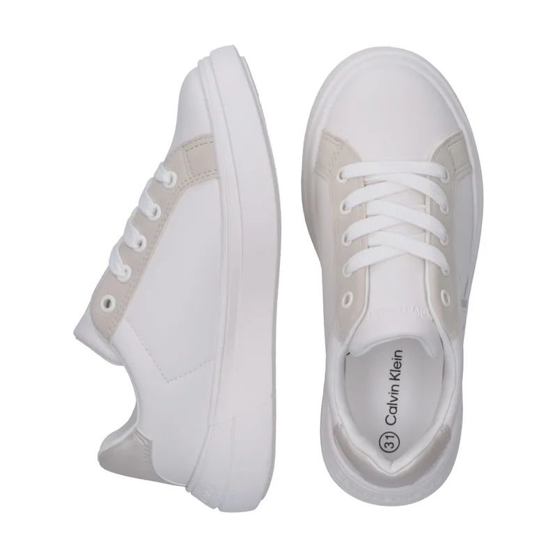 Calvin Klein Jeans Little Low Top Lace up Sneakers