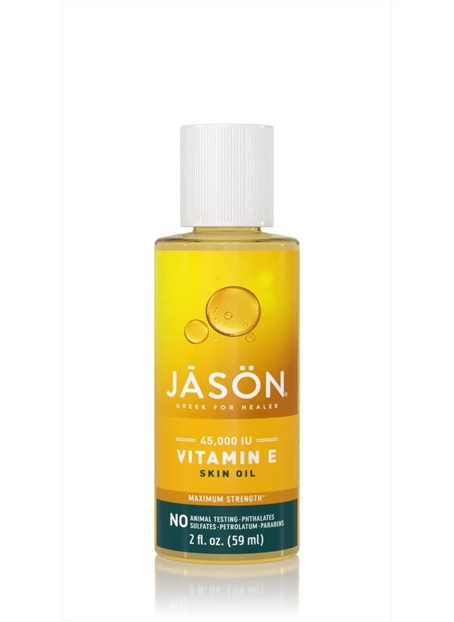 Jason JĀSÖN Maximum Strength Skin Oil, Vitamin E 45,000 IU, 2 Oz  - Image 1
