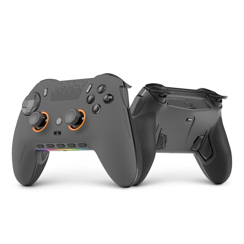 SCUF ENVISION PRO Wireless V2 (2025) PC Only Gaming Controller for Windows 10+ – Anti-Drift Thumbsticks, Five Remappable G-Keys, Remappable Back Paddles, Instant Triggers – Steel Gray - Image 1