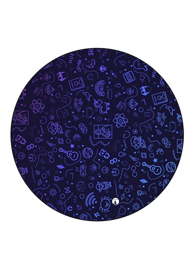RKN Random Things Printed Mouse Pad  Multicolour