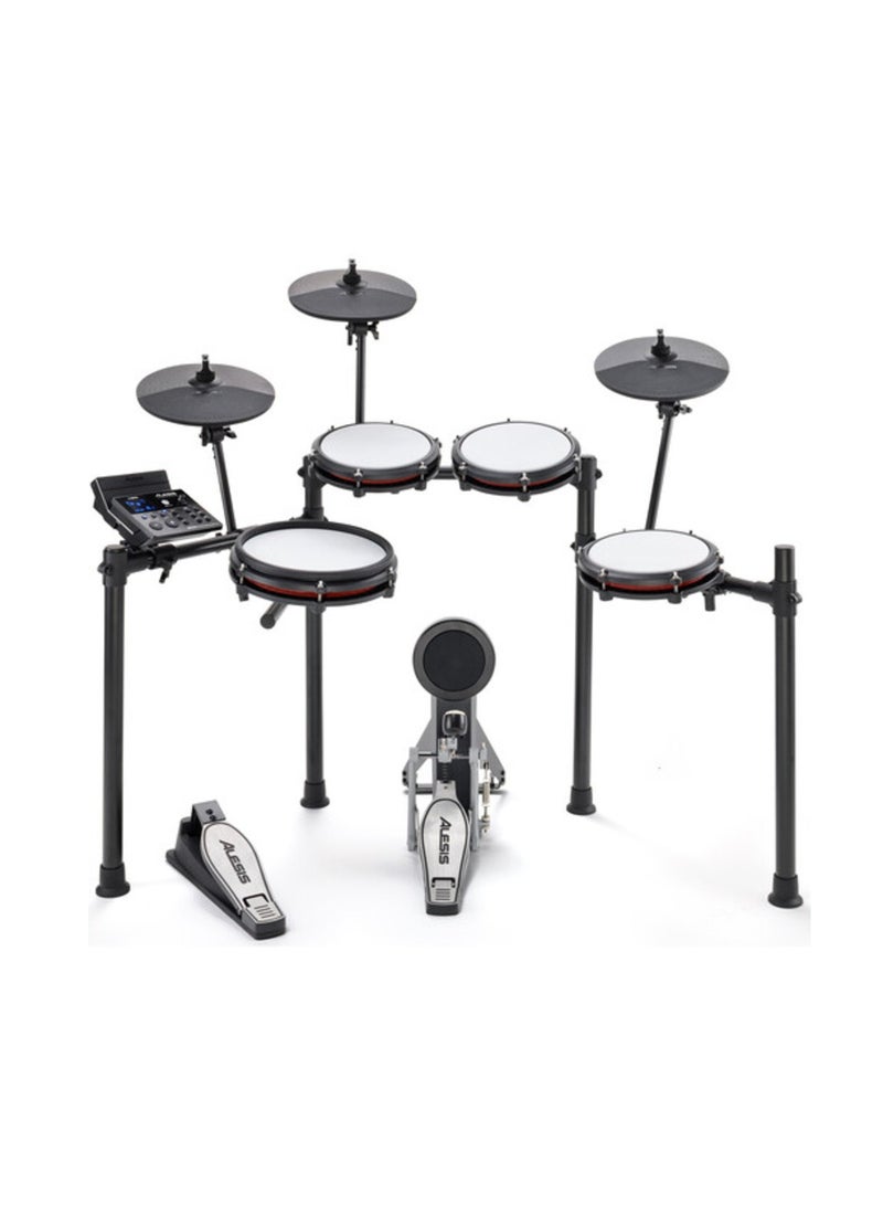 Alesis Nitro Max 8-Piece Electronic Drum Kit with Mesh Heads and Bluetooth - Image 1