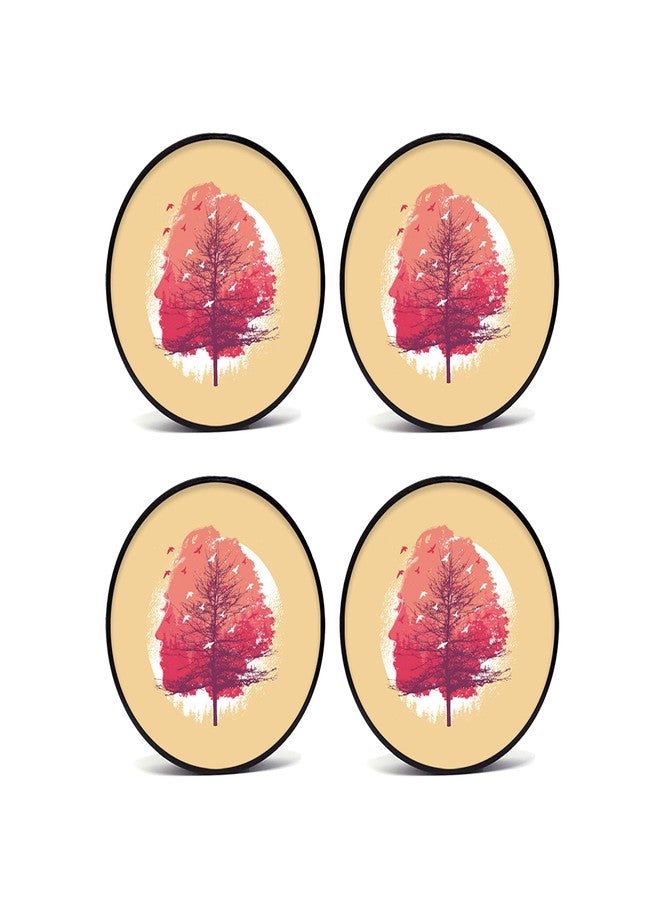 tinywalk Videogame Developer Wooden Printed Coaster (4X4) inch Set of 4 Pieces - Image 1