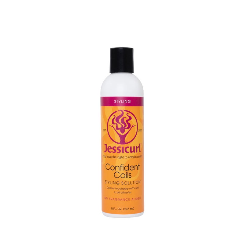 Jessicurl جيسيكرل، حل تصفيف لفائف واثق، بدون إضافة عطر، 8 أونصة سائلة. كريم تجعيد للتحكم في الرطوبة والتحكم في التجاعيد، منتجات الشعر المجعد، كريم تصفيف - Image 1