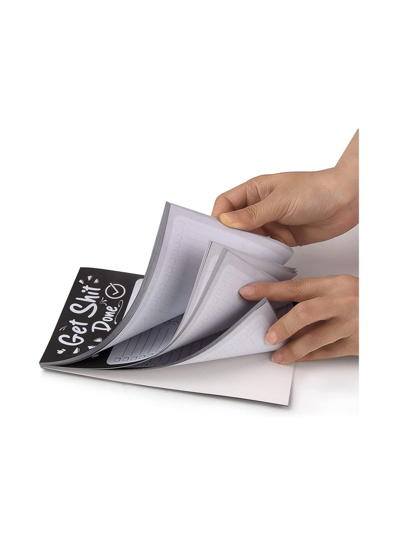 SYOSI - SYOSI Full Back Magnetic Fridge Notepads, for Grocery List, Shopping List, To-Do List, Reminders, Recipes, Memo Pad and Scratch Pad with 50 Sheets Per Pad, 3 Pcs - Image 1