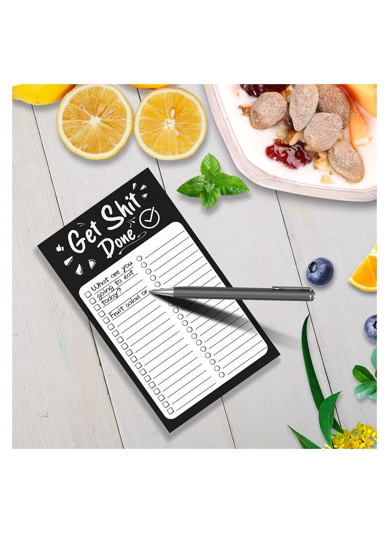 SYOSI - SYOSI Full Back Magnetic Fridge Notepads, for Grocery List, Shopping List, To-Do List, Reminders, Recipes, Memo Pad and Scratch Pad with 50 Sheets Per Pad, 3 Pcs - Image 1