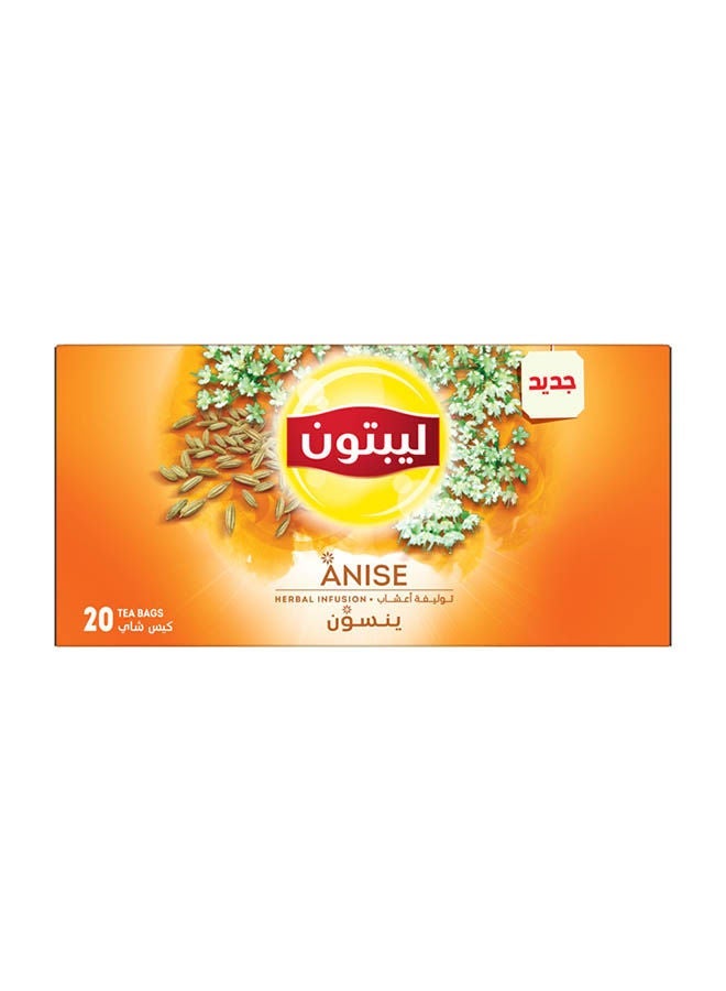 ليبتون مشروب عشبي من اليانسون 40 جرام - عبوة من 20 (عبوة من 2) - Image 2