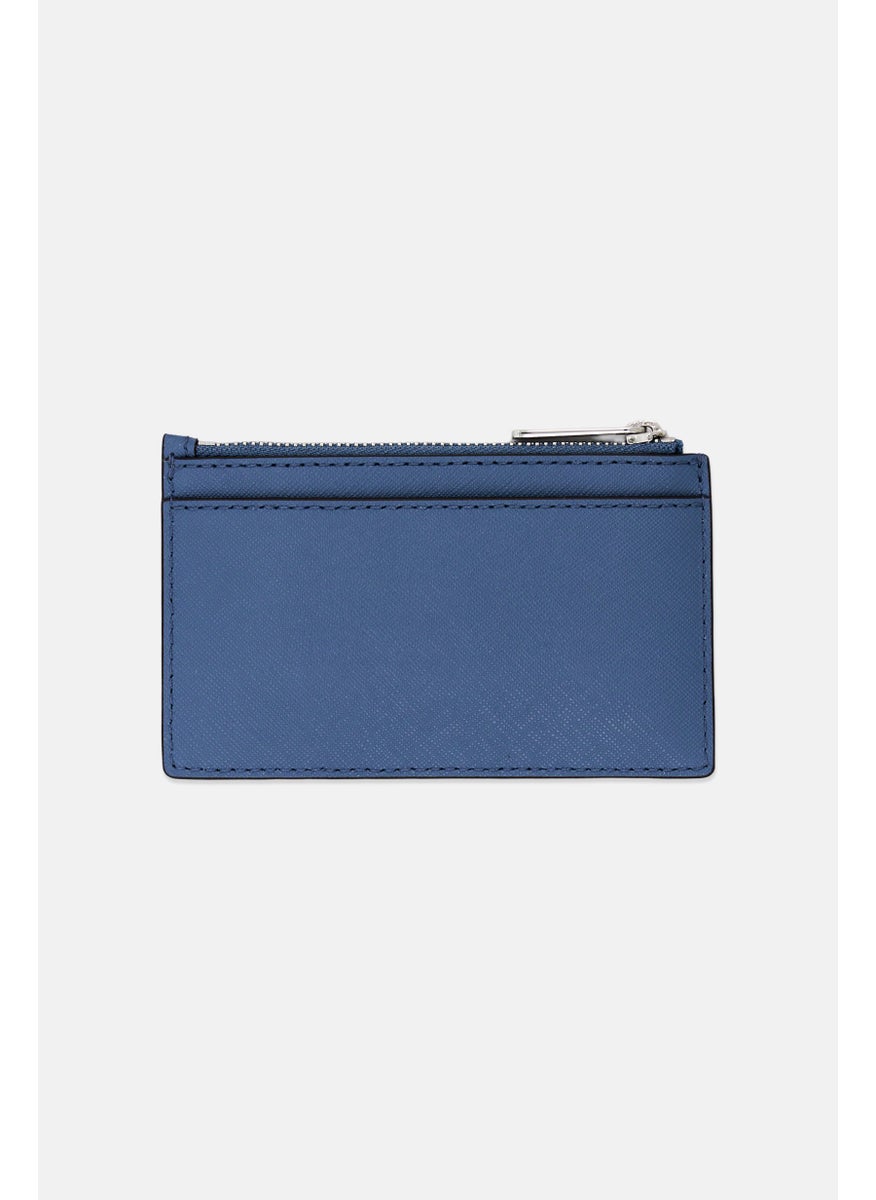 Michael Kors - Women Brand Logo Wallets 13 L x 8 H x 1 W cm, Blue - Image 1