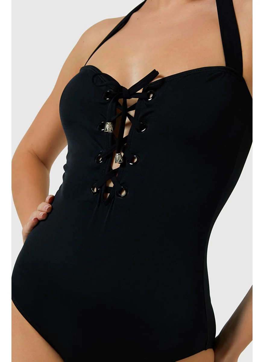 Ayyıldız Crescent 3011 Black Swimsuit