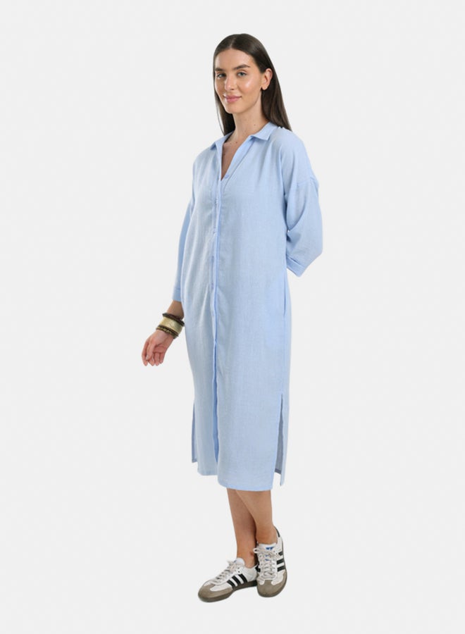 Clue Plain Lounge Shirt Dress - Image 2