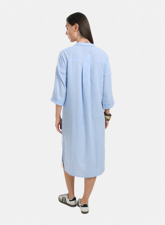 Clue Plain Lounge Shirt Dress - Image 3