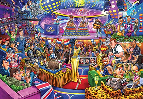 Jumbo, Wasgij, Mystery 25 - Eurosound Contest!, Unique Collectable Jigsaw Puzzle for Adults, 1,000 Piece - Image 5