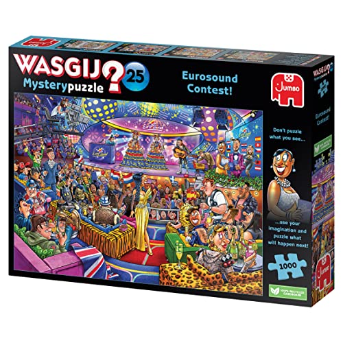 Jumbo, Wasgij, Mystery 25 - Eurosound Contest!, Unique Collectable Jigsaw Puzzle for Adults, 1,000 Piece - Image 2