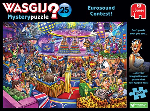 Jumbo, Wasgij, Mystery 25 - Eurosound Contest!, Unique Collectable Jigsaw Puzzle for Adults, 1,000 Piece - Image 3