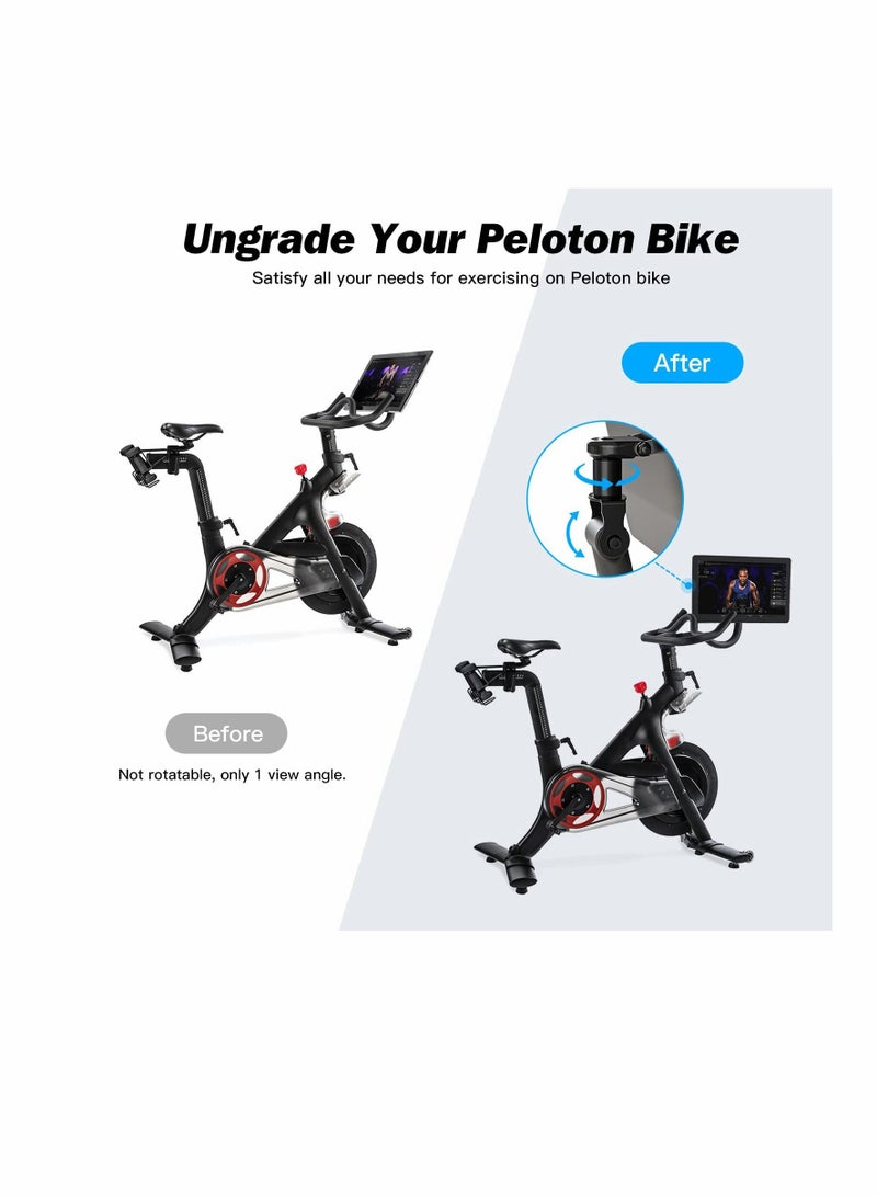 Y&D Movement Monitor Adjuster, KASTWAVE 360 Degree Aviation Aluminum Screen Adjuster for Peloton Bike (Not Compatible with +) - Image 4