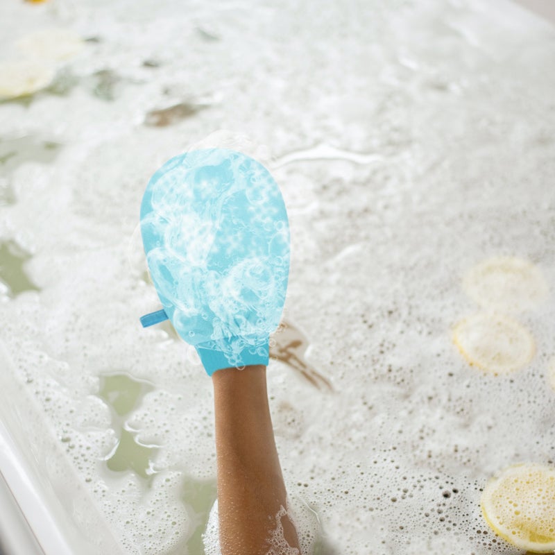 Bathing Hand Foaming Cover Body Scrubbing Glove Shower Exfoliating Mitt - Image 3