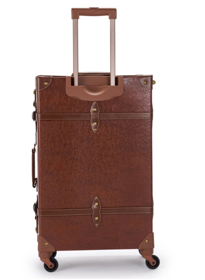 LIMRA Travel Bags Classic Leather Luggage 4 Pcs Set 28''-24''-20'''-13'''Inches - Image 5