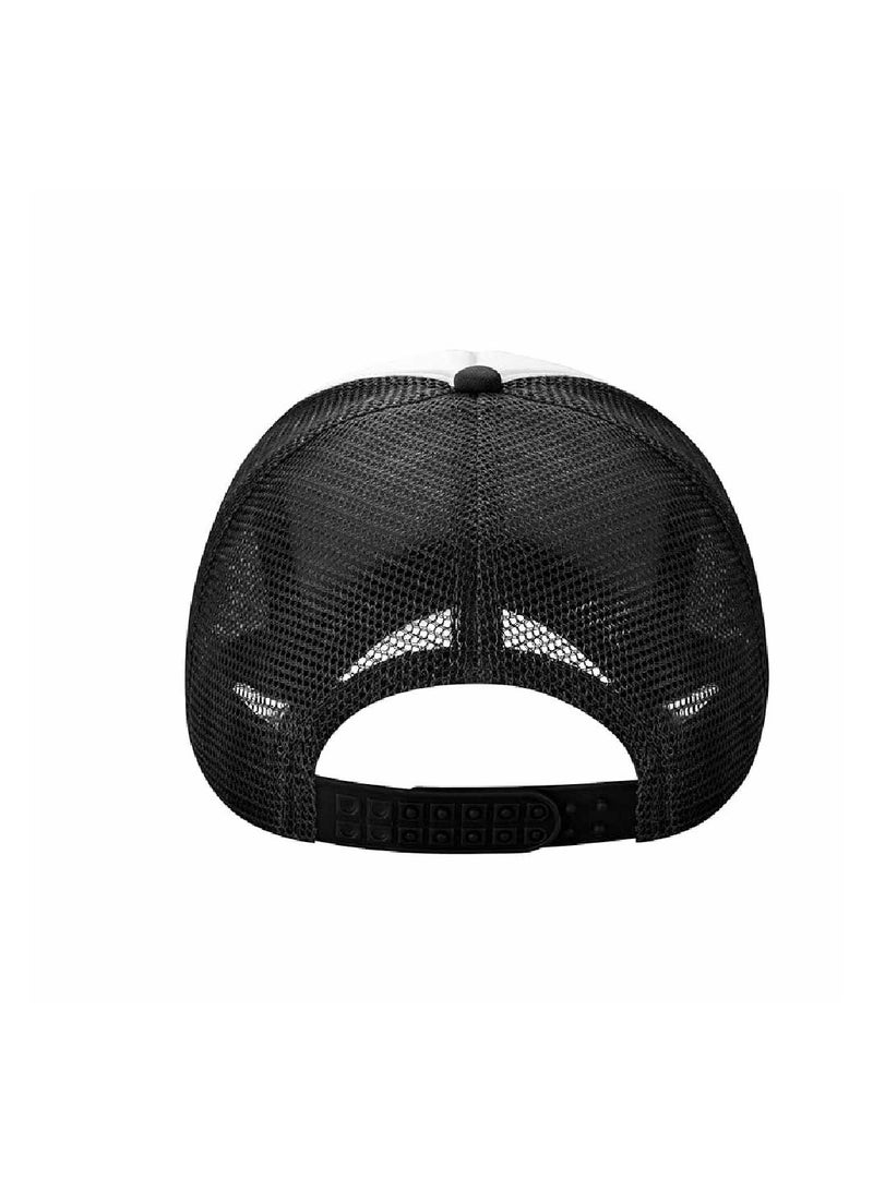 PRINTSHOP4ME Movember Foam Mesh Cap With Adjustable Plastic Closure For Men And Women–Stylish Cap With Mustache Design–Perfect For Movember Awareness Campaigns - Image 3